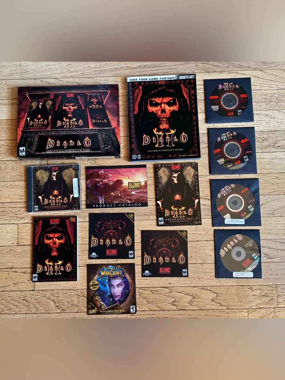 Blizzard Diablo Battle Chest - PC Game Collection - Black & Red